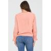 image:imageDEAR JOHN Lacey Crew Neck Long Sleeve Pullover Top for WomenTea Rose Cord