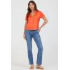 image:imageDEAR JOHN Lilah Split Neck Short Sleeve Knit Top for WomenGrenadine
