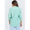 image:imageDEAR JOHN Lolita Womens Shirt Poplin ButtonUp Long SleeveGreengrass Stipe