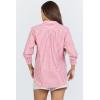 image:imageDEAR JOHN Lolita Womens Shirt Poplin ButtonUp Long SleeveSalsa Stripe