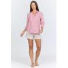 image:imageDEAR JOHN Lolita Womens Shirt Poplin ButtonUp Long SleeveSalsa Stripe