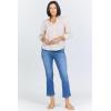 image:imageDEAR JOHN Lolita Womens Shirt Poplin ButtonUp Long SleeveTaupe Stripe
