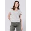 image:imageDEAR JOHN UNA Sleeveless VNeck Striped Sweater Top for WomenPearl Heather