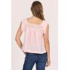 image:imageDEAR JOHN UNA Womens Top Square Neck Sleeveless Relaxed FitPale Lilac