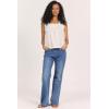 image:imageDEAR JOHN UNA Womens Top Square Neck Sleeveless Relaxed FitWhite