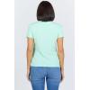 image:imageDEAR JOHN Unity Metallic Tee Womens Top Crew Neck Short Sleeve Hip LengthMist Green