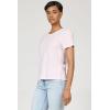 image:imageDEAR JOHN Unity Metallic Tee Womens Top Crew Neck Short Sleeve Hip LengthPale Lilac