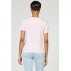 image:imageDEAR JOHN Unity Metallic Tee Womens Top Crew Neck Short Sleeve Hip LengthPale Lilac