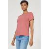 image:imageDEAR JOHN Unity Metallic Tee Womens Top Crew Neck Short Sleeve Hip LengthPigment Copper Rose