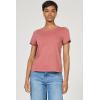 image:imageDEAR JOHN Unity Metallic Tee Womens Top Crew Neck Short Sleeve Hip LengthPigment Copper Rose