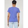 image:imageDEAR JOHN Unity Metallic Tee Womens Top Crew Neck Short Sleeve Hip LengthPigment Skipper Blue