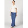 image:imageDEAR JOHN Unity Metallic Tee Womens Top Crew Neck Short Sleeve Hip LengthWhitecap Grey