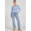 image:imageDEAR JOHN Vivi VNeck Long Sleeve Crochet Sweater Top for WomenSkyway