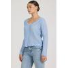 image:imageDEAR JOHN Vivi VNeck Long Sleeve Crochet Sweater Top for WomenSkyway