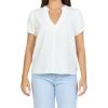 image:imageDEAR JOHN Chaya Womens Top V Neck Short Sleeve Relaxed FitOffwhite