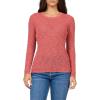 image:imageDEAR JOHN Edina Crew Neck Long Sleeve Sweater Top for WomenDeep Terracotta
