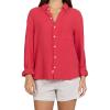 image:imageDEAR JOHN Gaia Poplin Classic Collared Buttonup Long Sleeve Womens ShirtSalsa