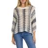 image:imageDEAR JOHN Gilly Crew Neck Long Sleeve Striped Sweater Top for WomenGrey Stripe