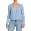 image:imageDEAR JOHN Vivi VNeck Long Sleeve Crochet Sweater Top for WomenSkyway
