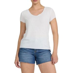 image:imageDEAR JOHN Aisha V Neck Short Sleeve Jersey Top for WomenWhite