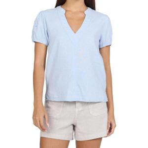 image:imageDEAR JOHN Chaya Womens Top V Neck Short Sleeve Relaxed FitSkyway