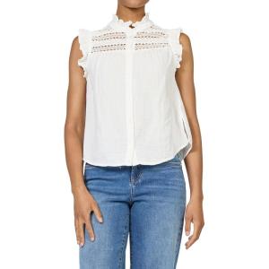 image:imageDEAR JOHN Janeca Womens Relaxed Sleeveless Top ShirtWhite