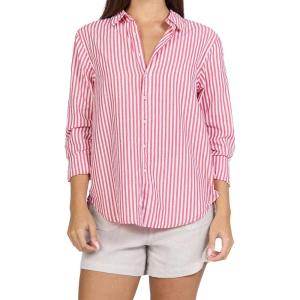 image:imageDEAR JOHN Lolita Womens Shirt Poplin ButtonUp Long SleeveSalsa Stripe