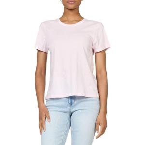 image:imageDEAR JOHN Unity Metallic Tee Womens Top Crew Neck Short Sleeve Hip LengthPale Lilac
