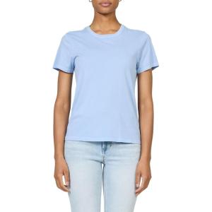 image:imageDEAR JOHN Unity Metallic Tee Womens Top Crew Neck Short Sleeve Hip LengthPigment Skyway