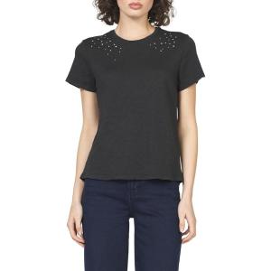 image:imageDEAR JOHN Unity Metallic Tee Womens Top Crew Neck Short Sleeve Hip LengthPineapple
