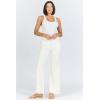 image:imageDEAR JOHN Fiona Wide Leg Womens Jeans High Rise Highwaisted Denim Classic Fit Full Inseam Raw Cut HemCream