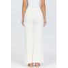 image:imageDEAR JOHN Fiona Wide Leg Womens Jeans High Rise Highwaisted Denim Classic Fit Full Inseam Raw Cut HemCream