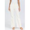 image:imageDEAR JOHN Fiona Wide Leg Womens Jeans High Rise Highwaisted Denim Classic Fit Full Inseam Raw Cut HemCream