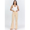 image:imageDEAR JOHN Fiona Wide Leg Womens Jeans High Rise Highwaisted Denim Classic Fit Full Inseam Raw Cut HemMojave Desert