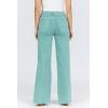 image:imageDEAR JOHN Fiona Wide Leg Womens Jeans High Rise Highwaisted Denim Classic Fit Full Inseam Raw Cut HemOil Blue