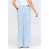 image:imageDEAR JOHN Fiona Wide Leg Womens Jeans High Rise Highwaisted Denim Classic Fit Full Inseam Raw Cut HemRain Drop