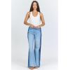 image:imageDEAR JOHN Fiona Wide Leg Womens Jeans High Rise Highwaisted Denim Classic Fit Full Inseam Raw Cut HemTana