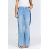 image:imageDEAR JOHN Fiona Wide Leg Womens Jeans High Rise Highwaisted Denim Classic Fit Full Inseam Raw Cut HemTana