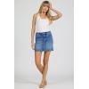 image:imageDEAR JOHN Quinn Womens High Rise Skirt Clean HemFog Sky