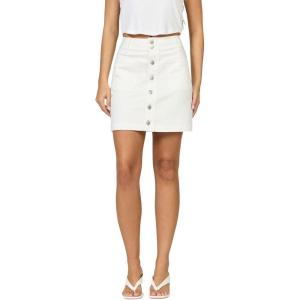 image:imageDEAR JOHN Quinn Womens High Rise Skirt Clean HemWhite