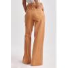 image:imageDEAR JOHN Fiona Womens Jeans Mid Rise Wide Leg Full LengthApricot Crush