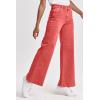 image:imageDEAR JOHN Fiona Womens Jeans Mid Rise Wide Leg Full LengthViva Magenta
