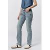 image:imageDEAR JOHN Playback Straight Leg Jeans Womens Low Rise Full Inseam Clean Hem Slim Straight Comfort Stretch DenimFrench Sky