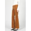 image:imageDEAR JOHN Rosa Flared Womens Pants Mid Rise Full Inseam Comfort Stretch DenimCashew