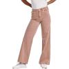 image:imageDEAR JOHN Fiona Womens Jeans Mid Rise Wide Leg Full LengthItalian Clay