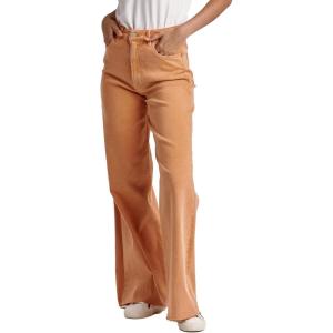 image:imageDEAR JOHN Fiona Womens Jeans Mid Rise Wide Leg Full LengthApricot Crush