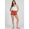 image:imageDEAR JOHN Carlisle Womens High Rise Shorts Comfortable Stretcc FitBurnt Brick