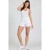 image:imageDEAR JOHN Carlisle Womens High Rise Shorts Comfortable Stretcc FitWhite