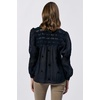 image:imageDEAR JOHN Anna Lisa Button Up Shirt Womens Relaxed Fit Long Sleeve Woven TopBlack Iris