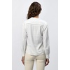 image:imageDEAR JOHN Lonestar Button Up Long Sleeve Ruffle Detail Womens TopWhite